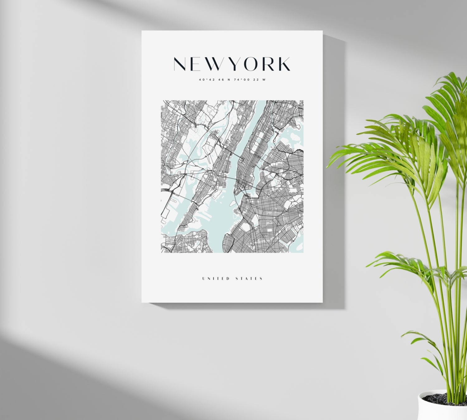 New York V3 Aluminum Print.