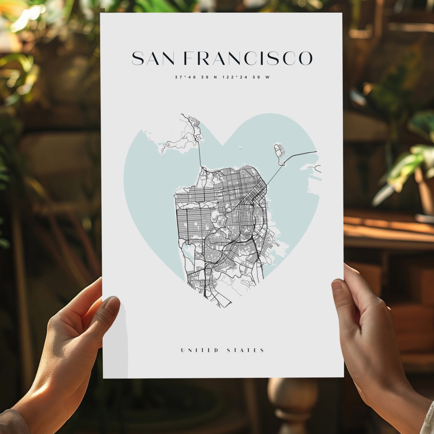 San Francisco V1 Aluminum Print.