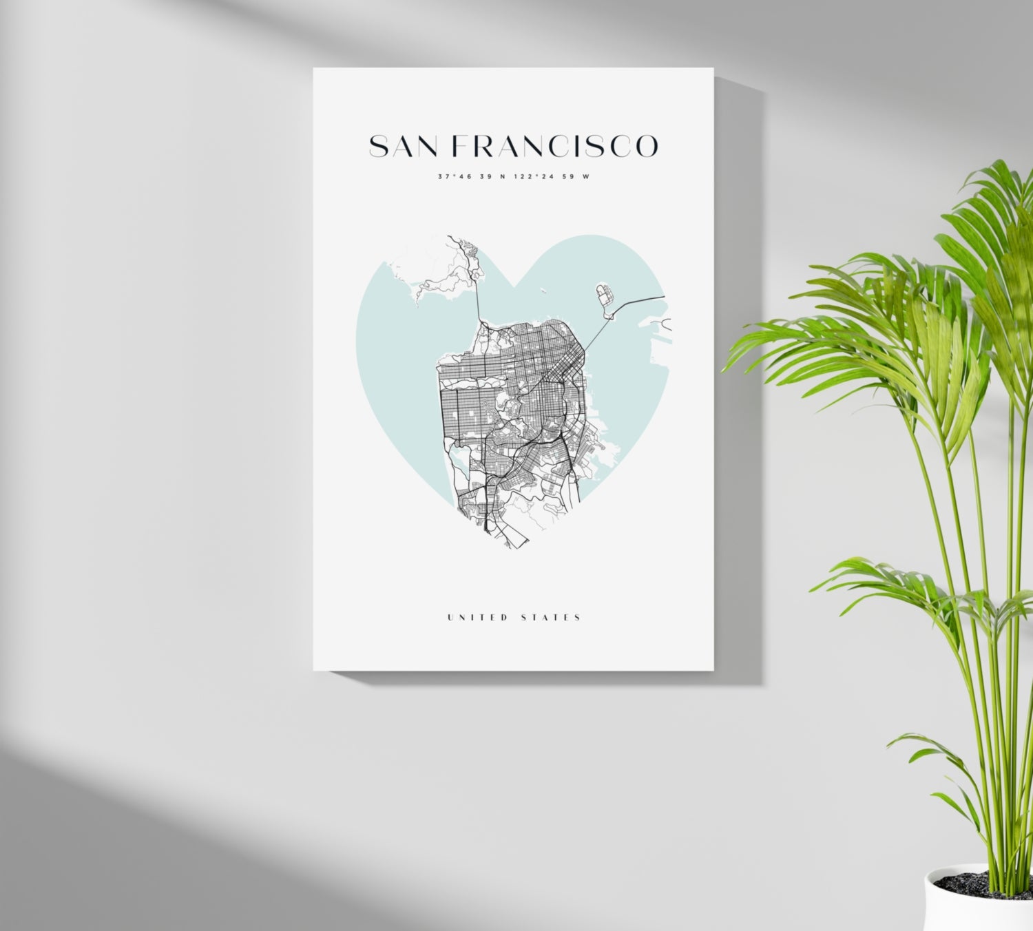 San Francisco V1 Aluminum Print.