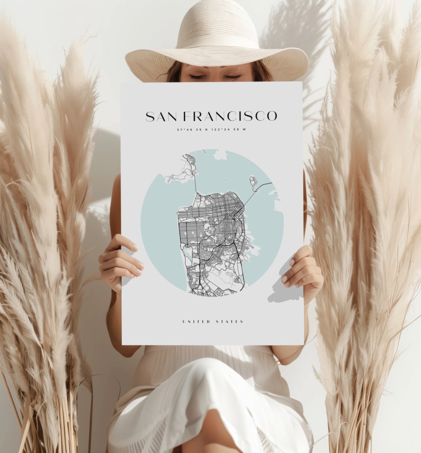 San Francisco V2 Aluminum Print.