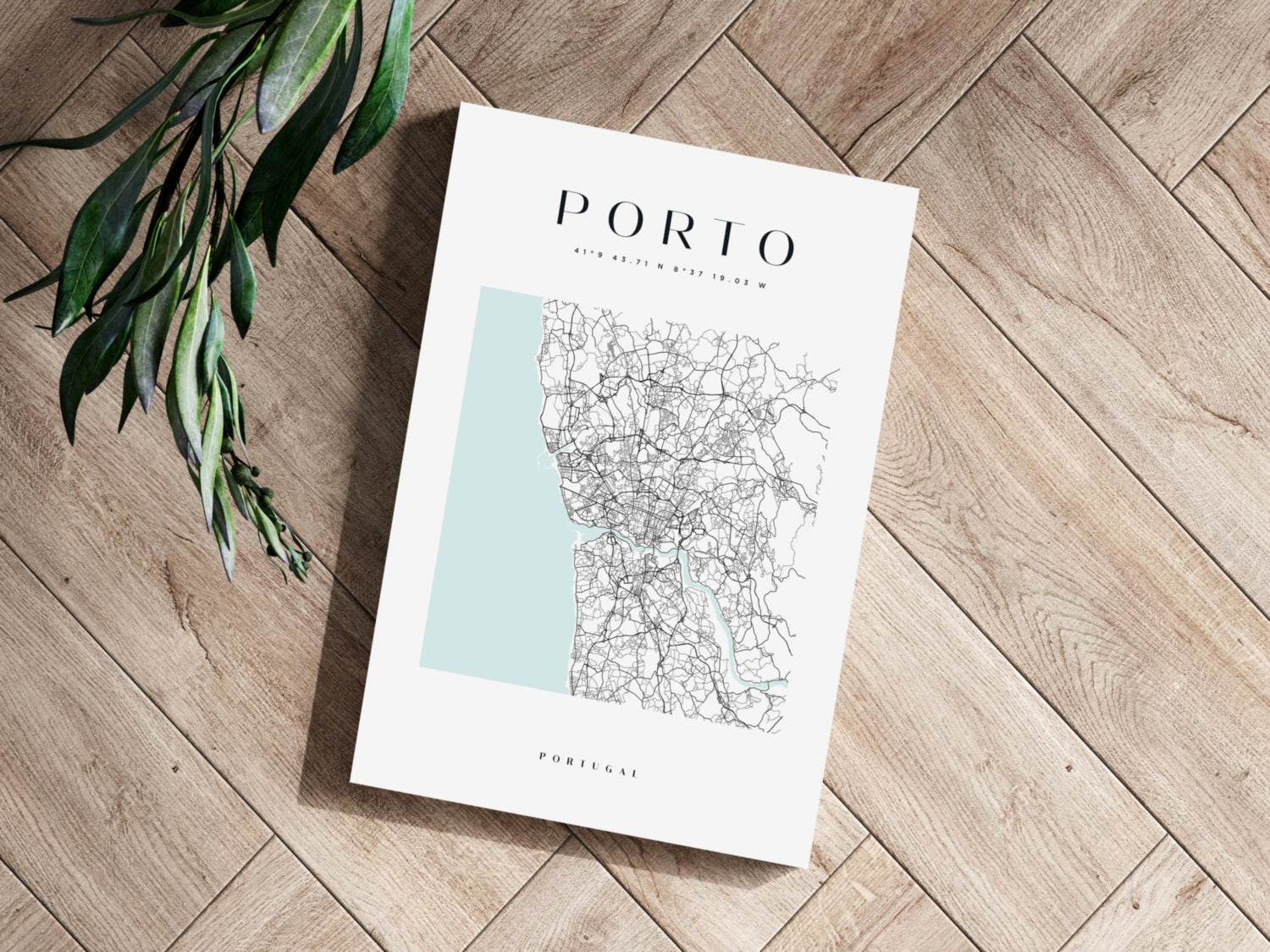 Porto V3 Aluminum Print.