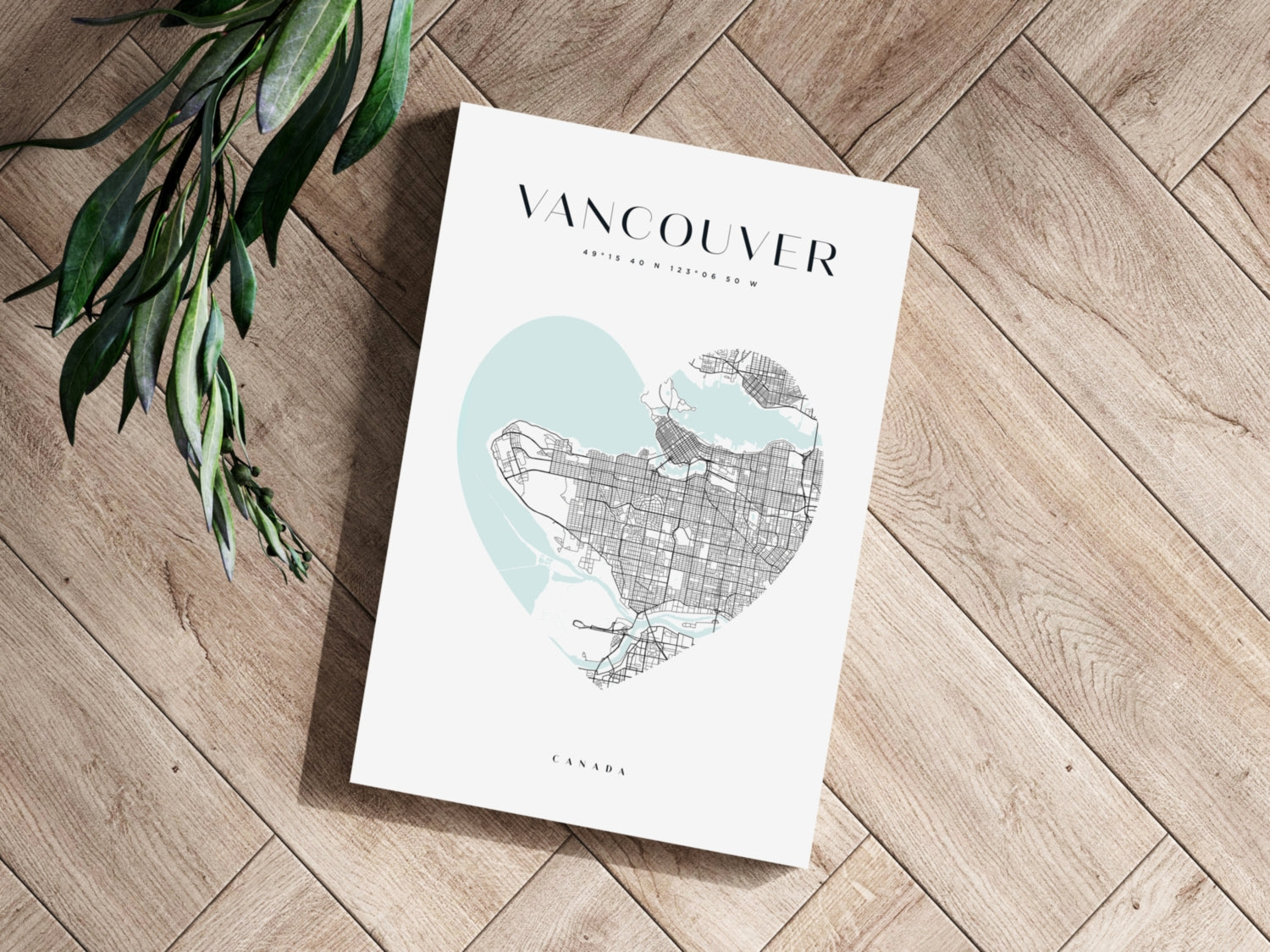 Vancouver V1 Aluminum Print.