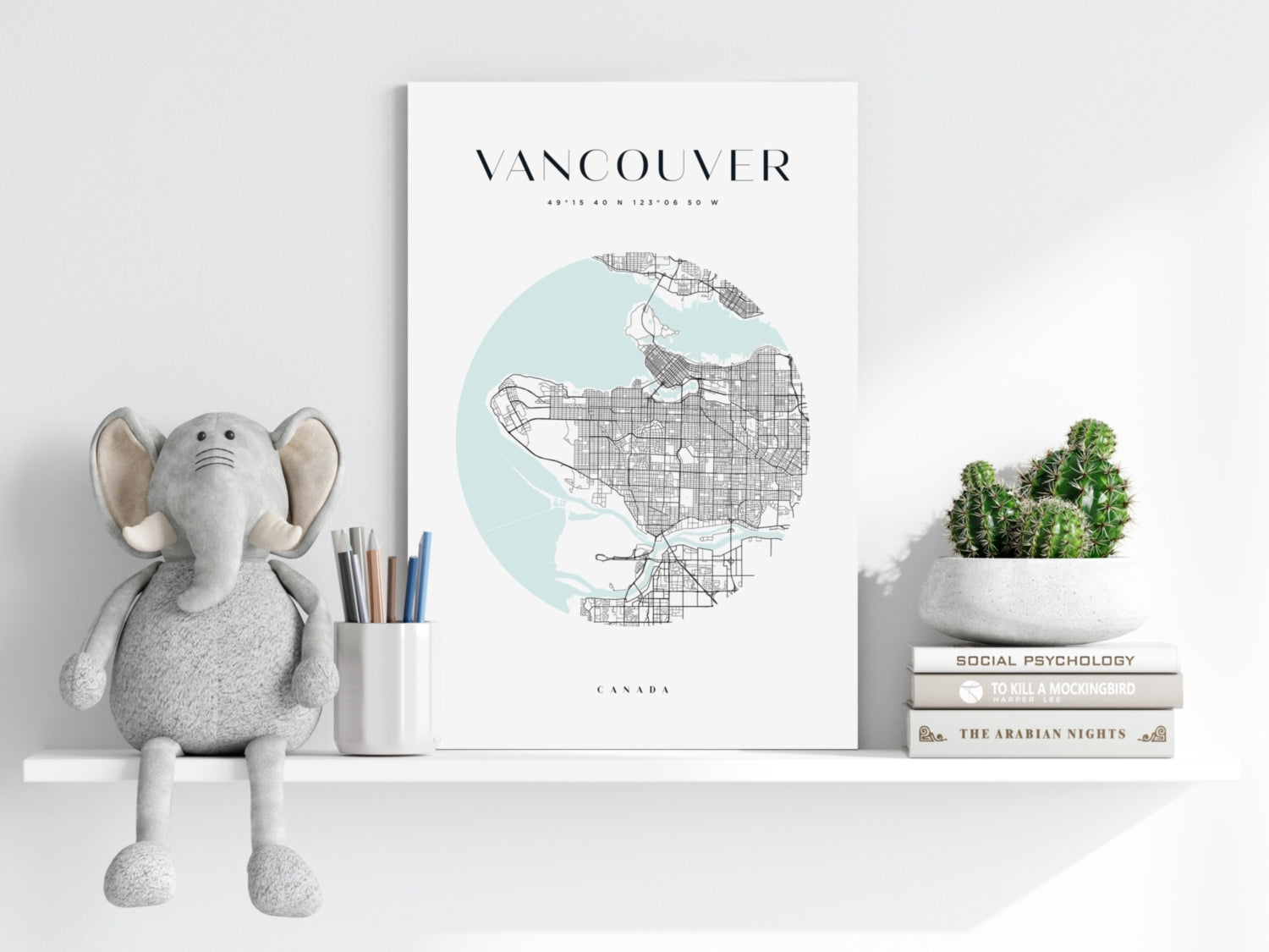 Vancouver V2 Aluminum Print.