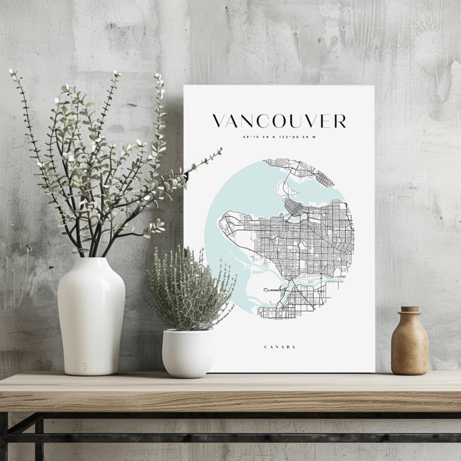 Vancouver V2 Aluminum Print.