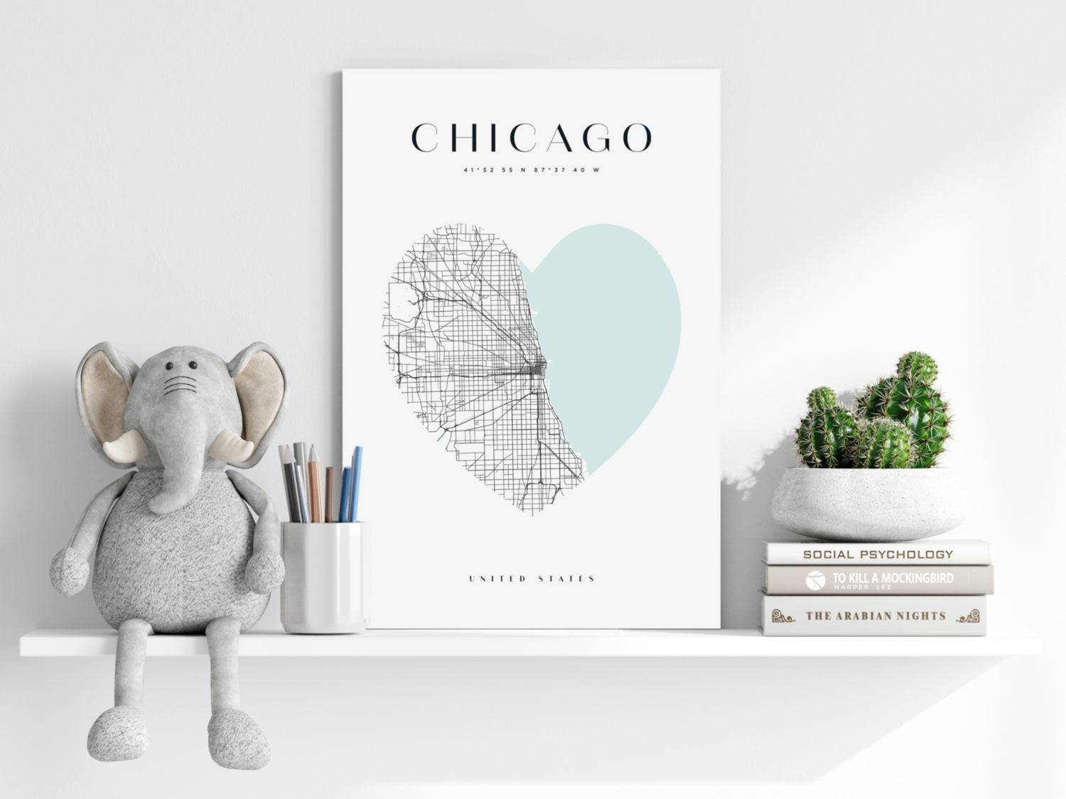 Chicago V1 Aluminum Print.