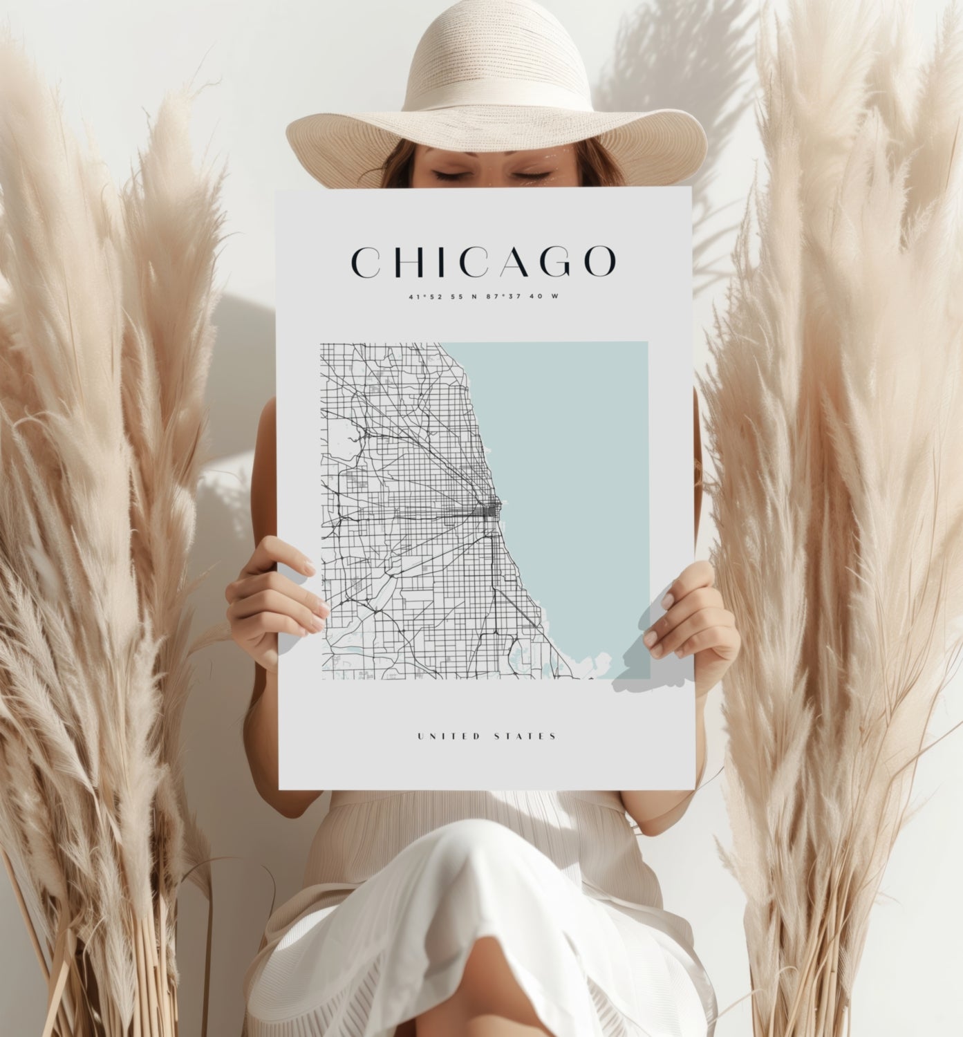 Chicago V3 Aluminum Print.