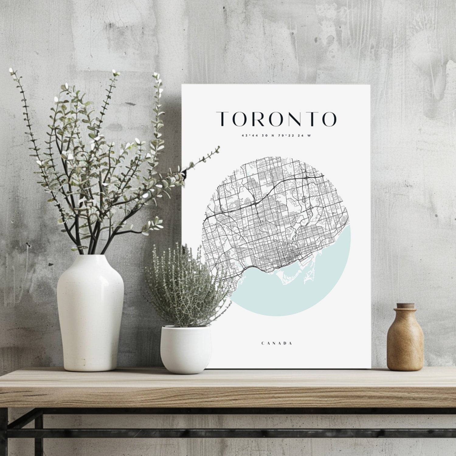Toronto V2 Aluminum Print.