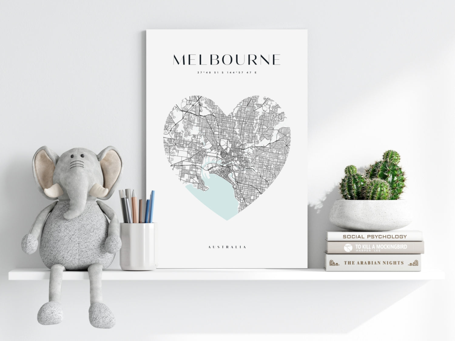 Melbourne V1 Aluminum Print.