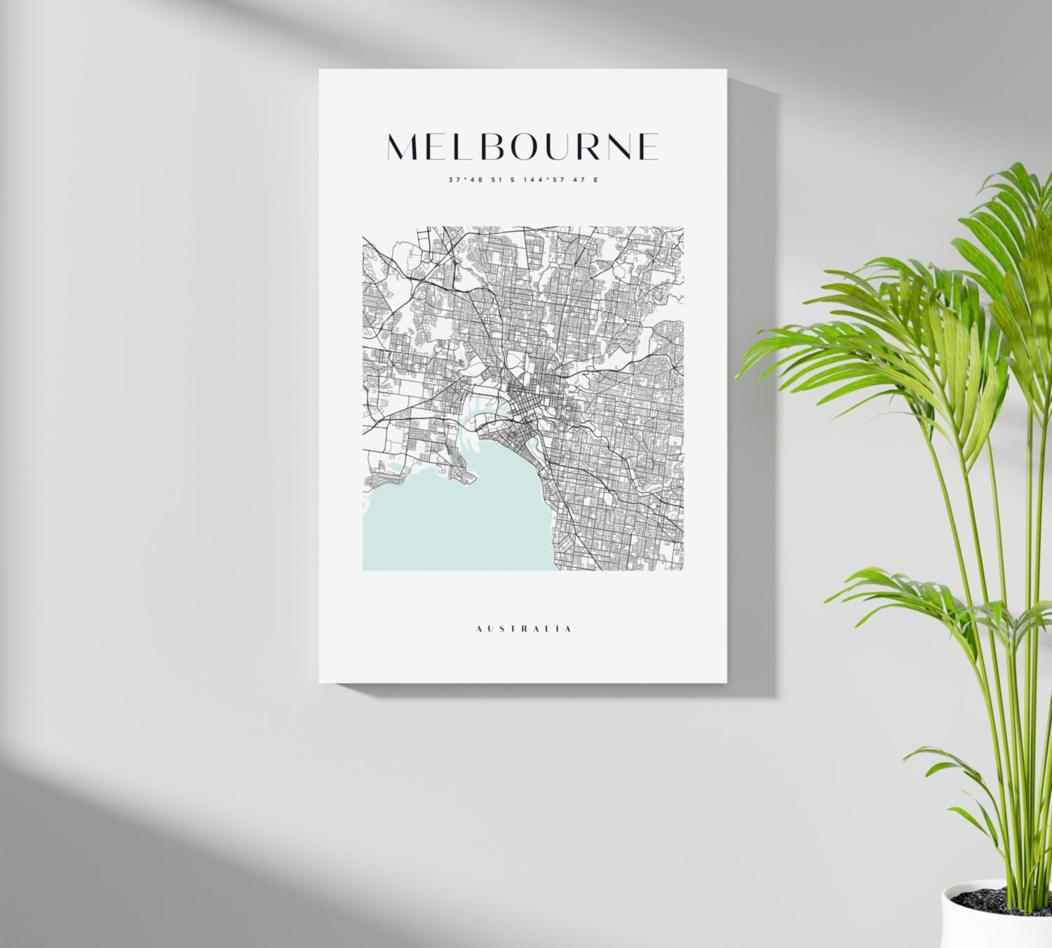 Melbourne V3 Aluminum Print.