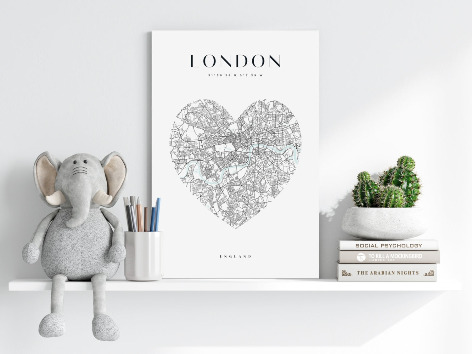 London V1 Aluminum Print.