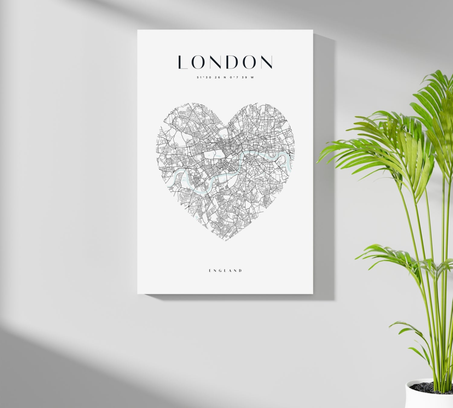 London V1 Aluminum Print.