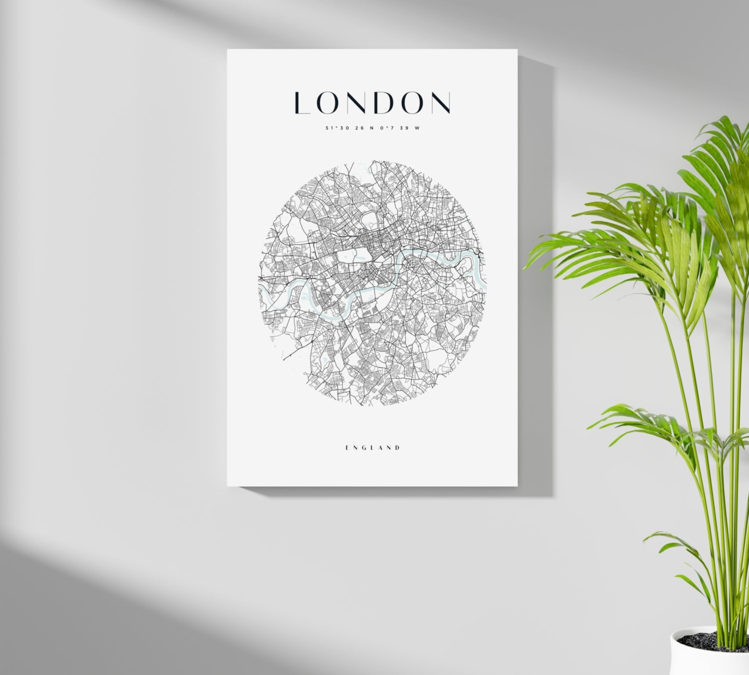 London V2 Aluminum Print.