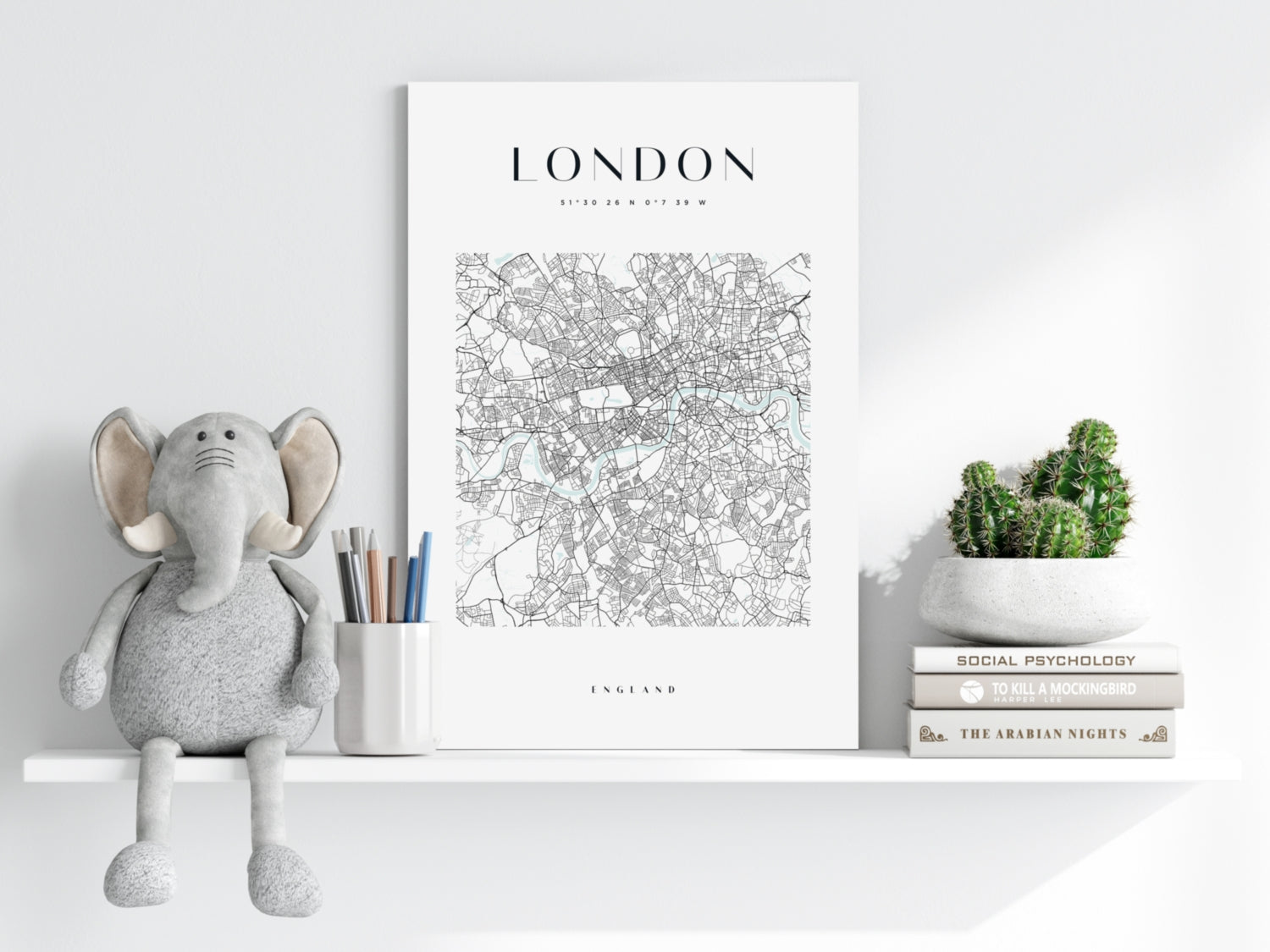 London V3 Aluminum Print.