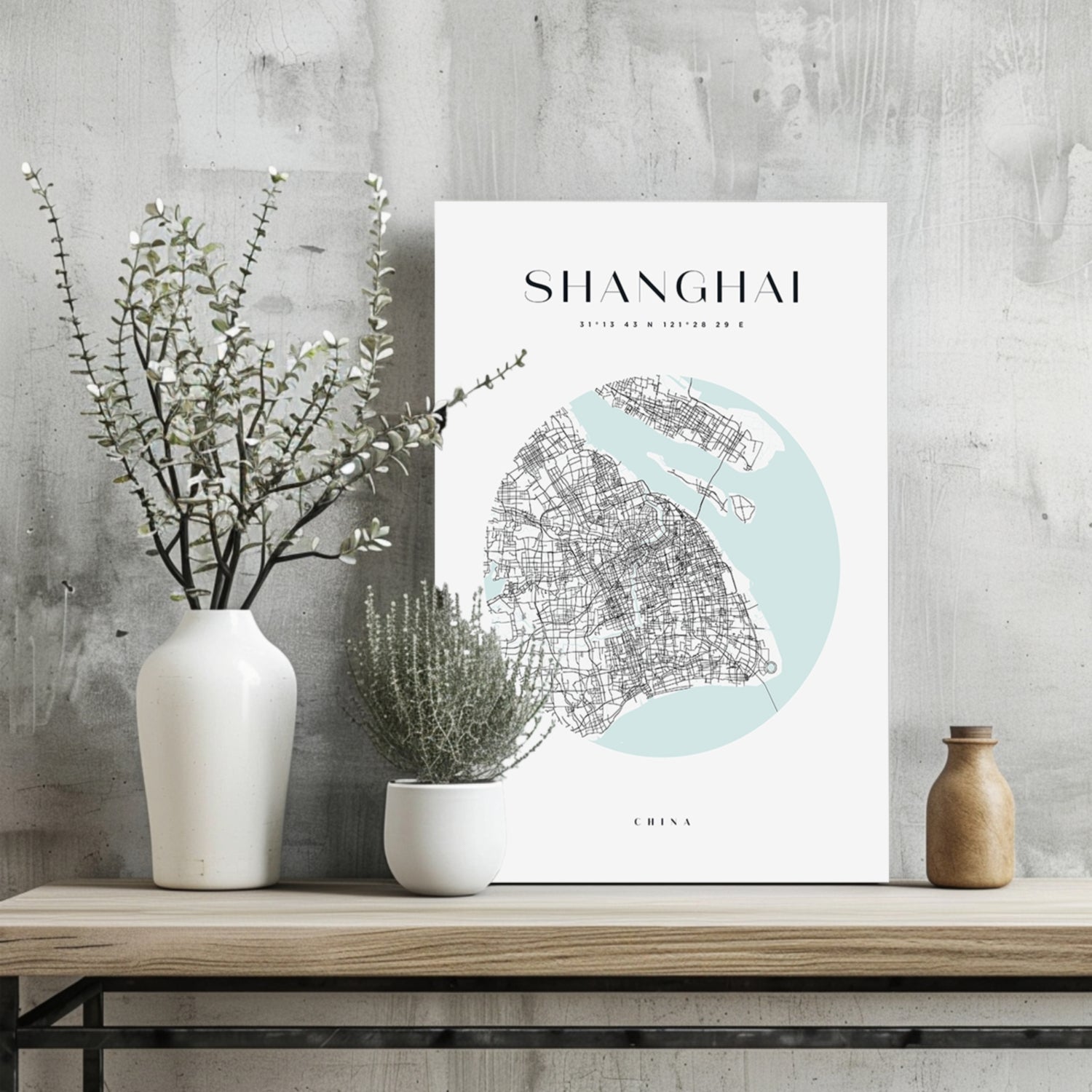 Shangai V2 Aluminum Print.