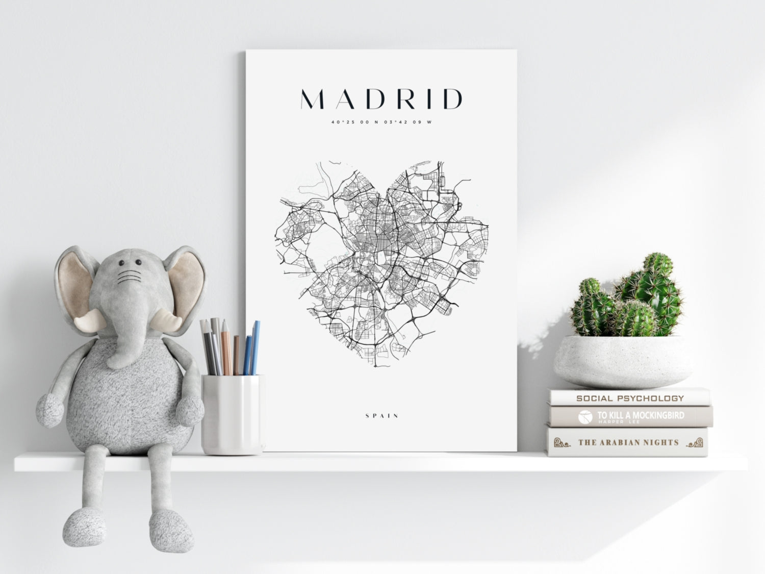 Madrid V1 Aluminum Print.