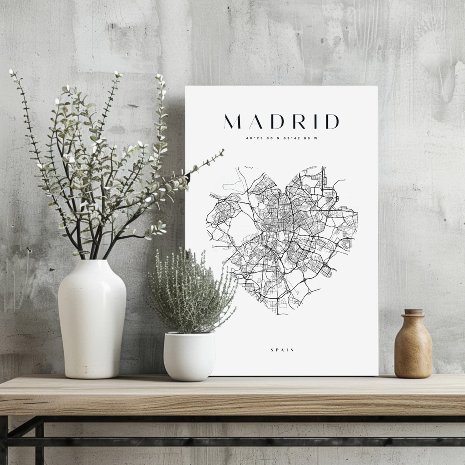Madrid V1 Aluminum Print.