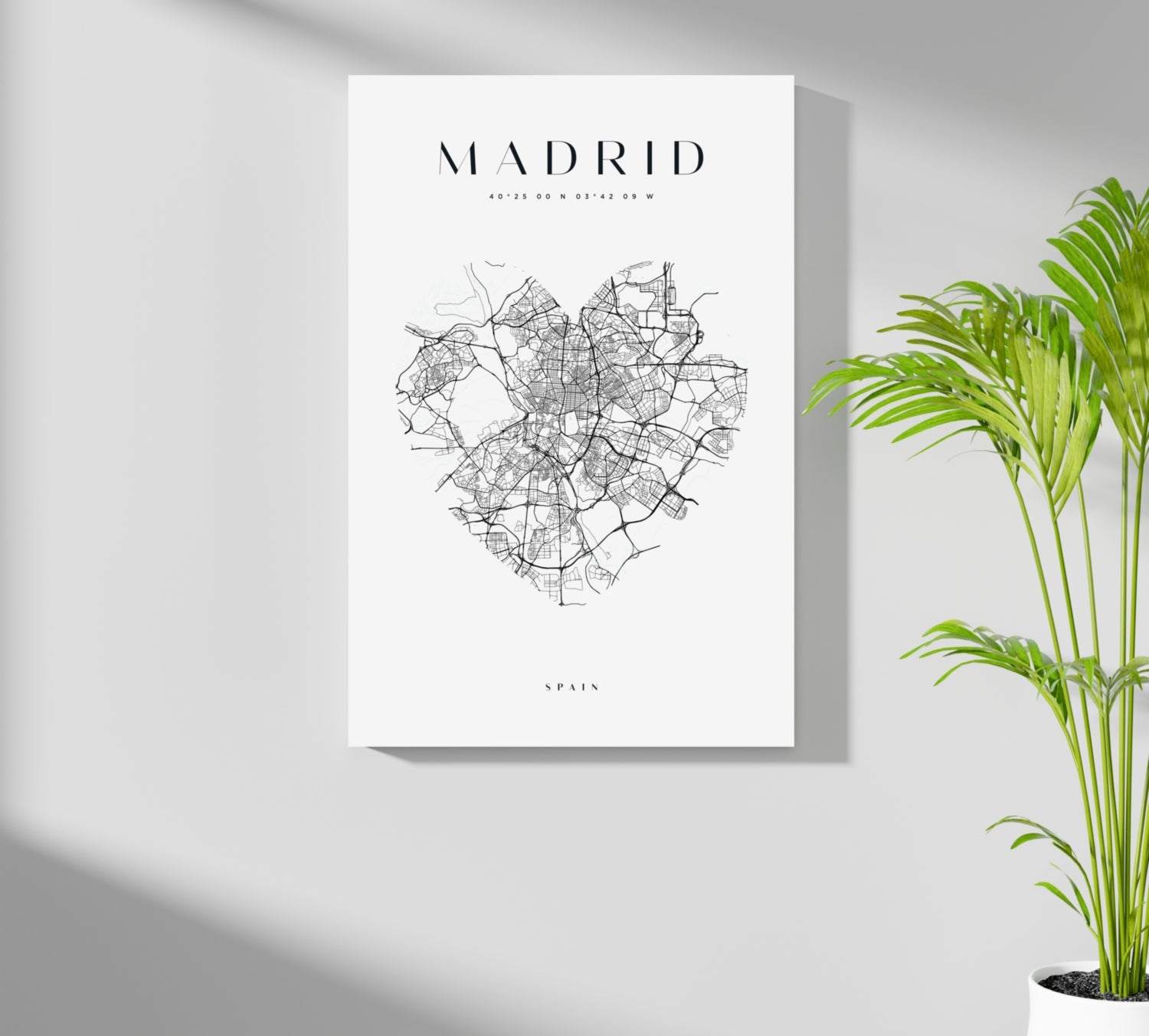 Madrid V1 Aluminum Print.