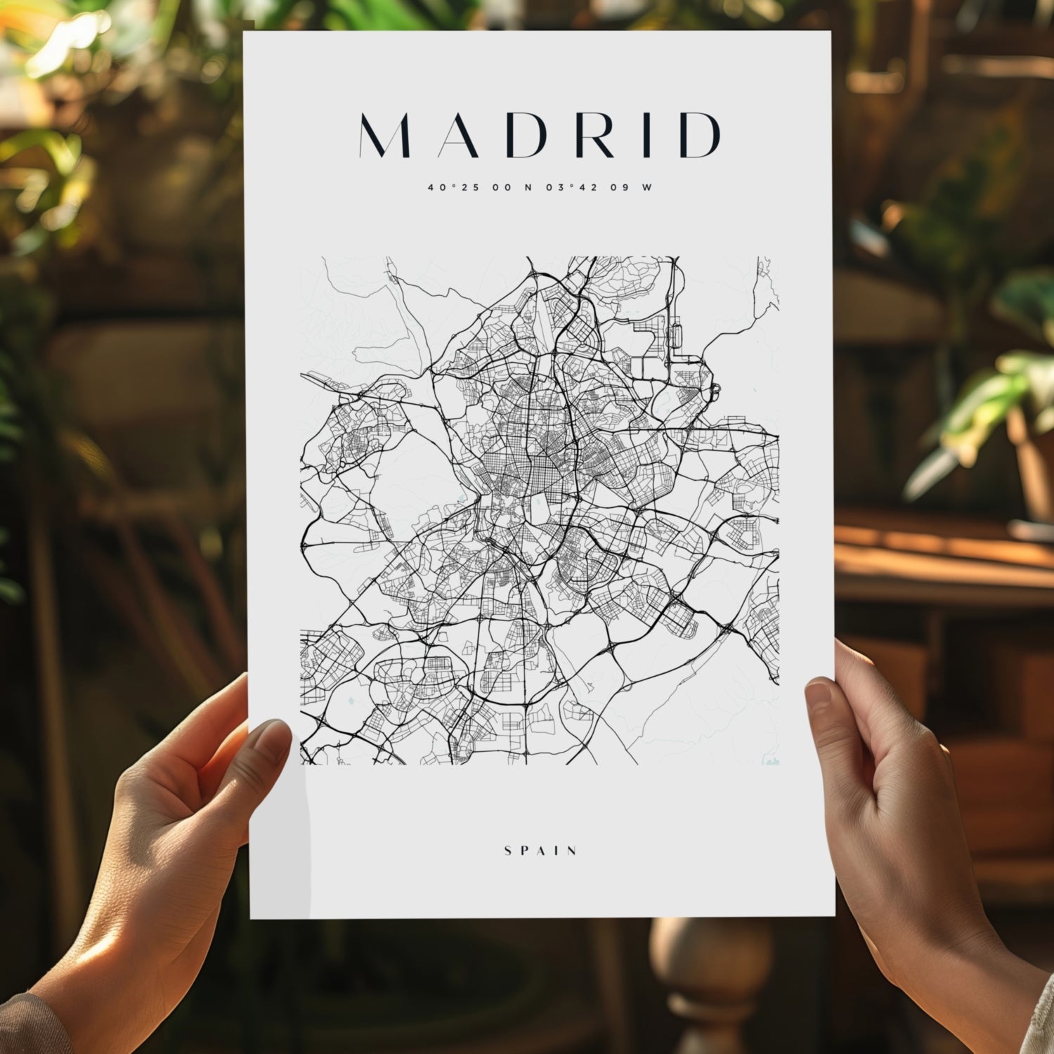 Madrid V3 Aluminum Print.