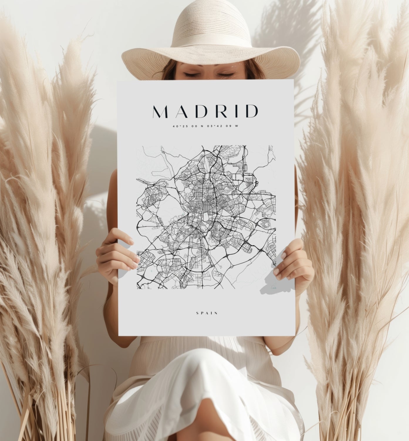 Madrid V3 Aluminum Print.