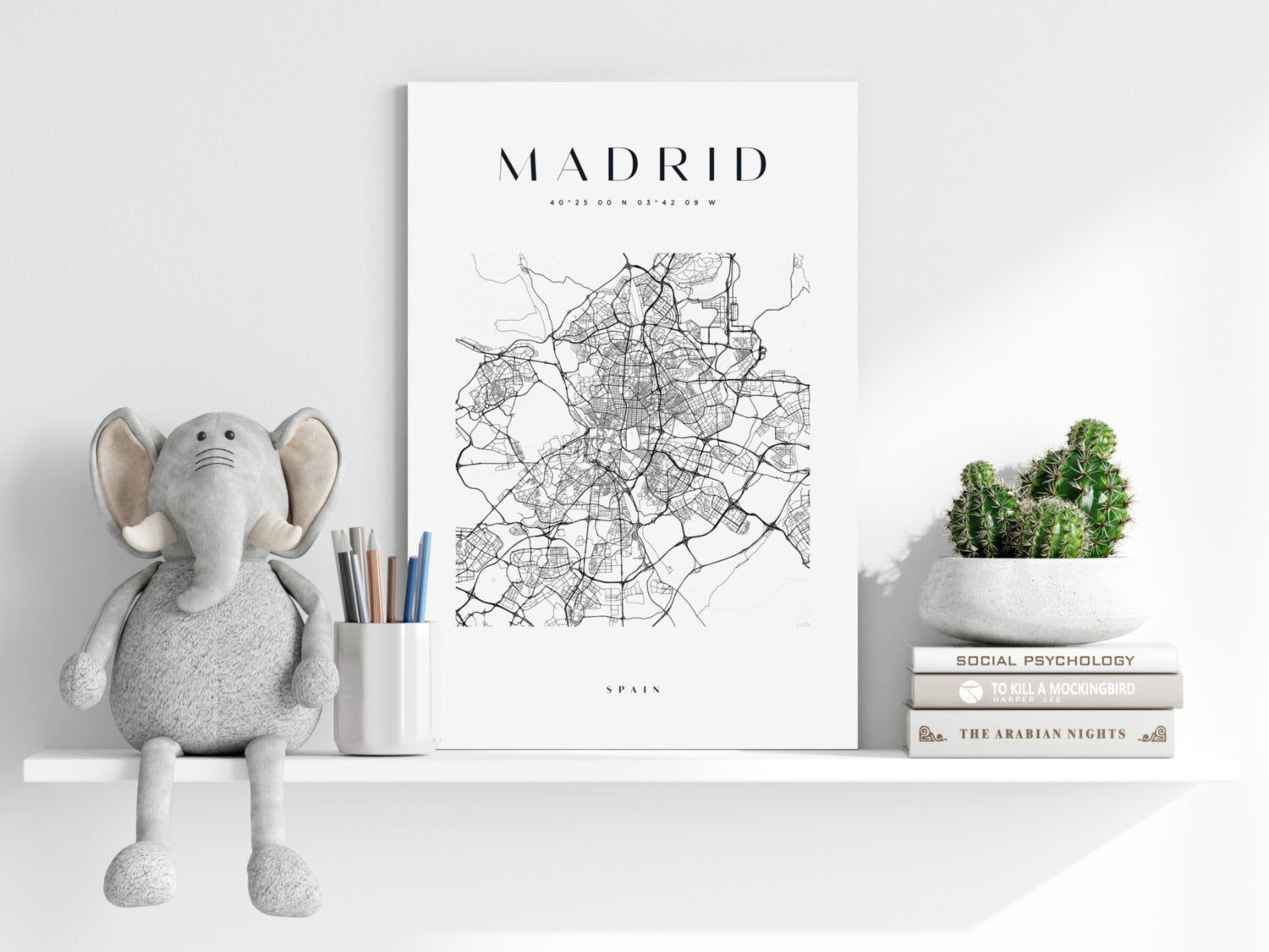 Madrid V3 Aluminum Print.