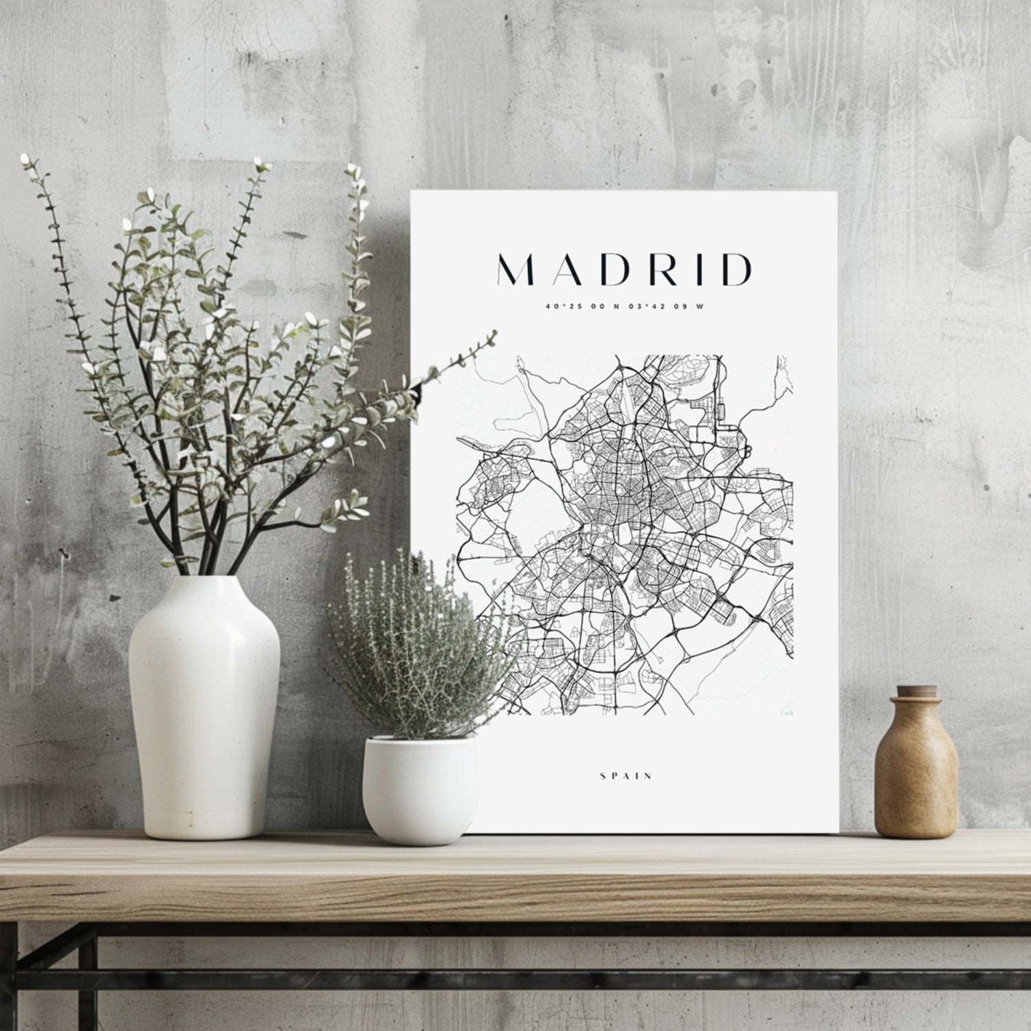 Madrid V3 Aluminum Print.