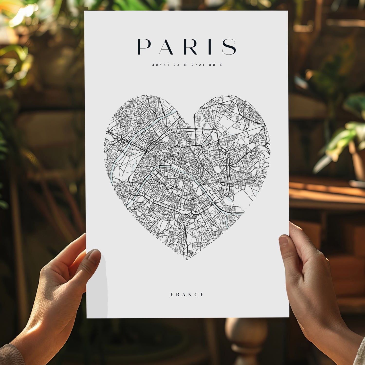 Paris V1 Aluminum Print.