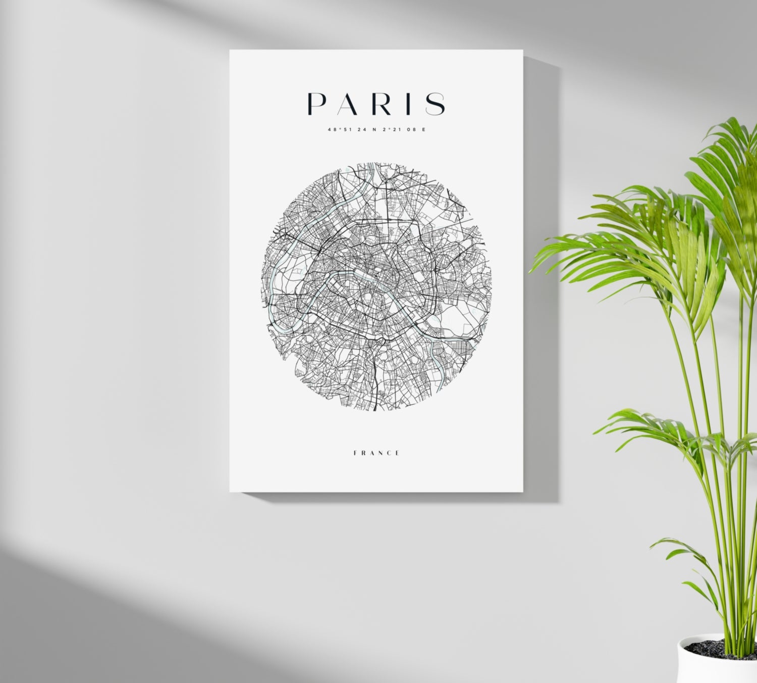 Paris V2 Aluminum Print.