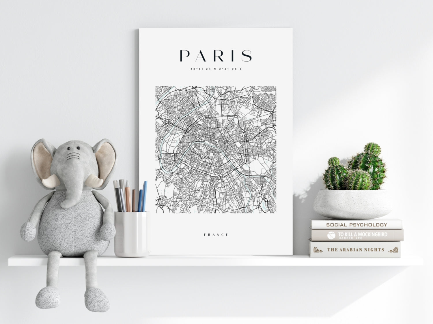 Paris V3 Aluminum Print.