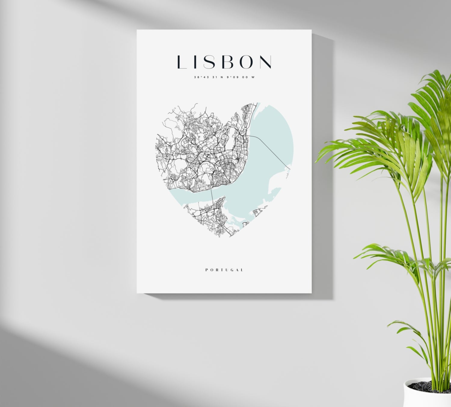 Lisbon V1 Aluminum Print.