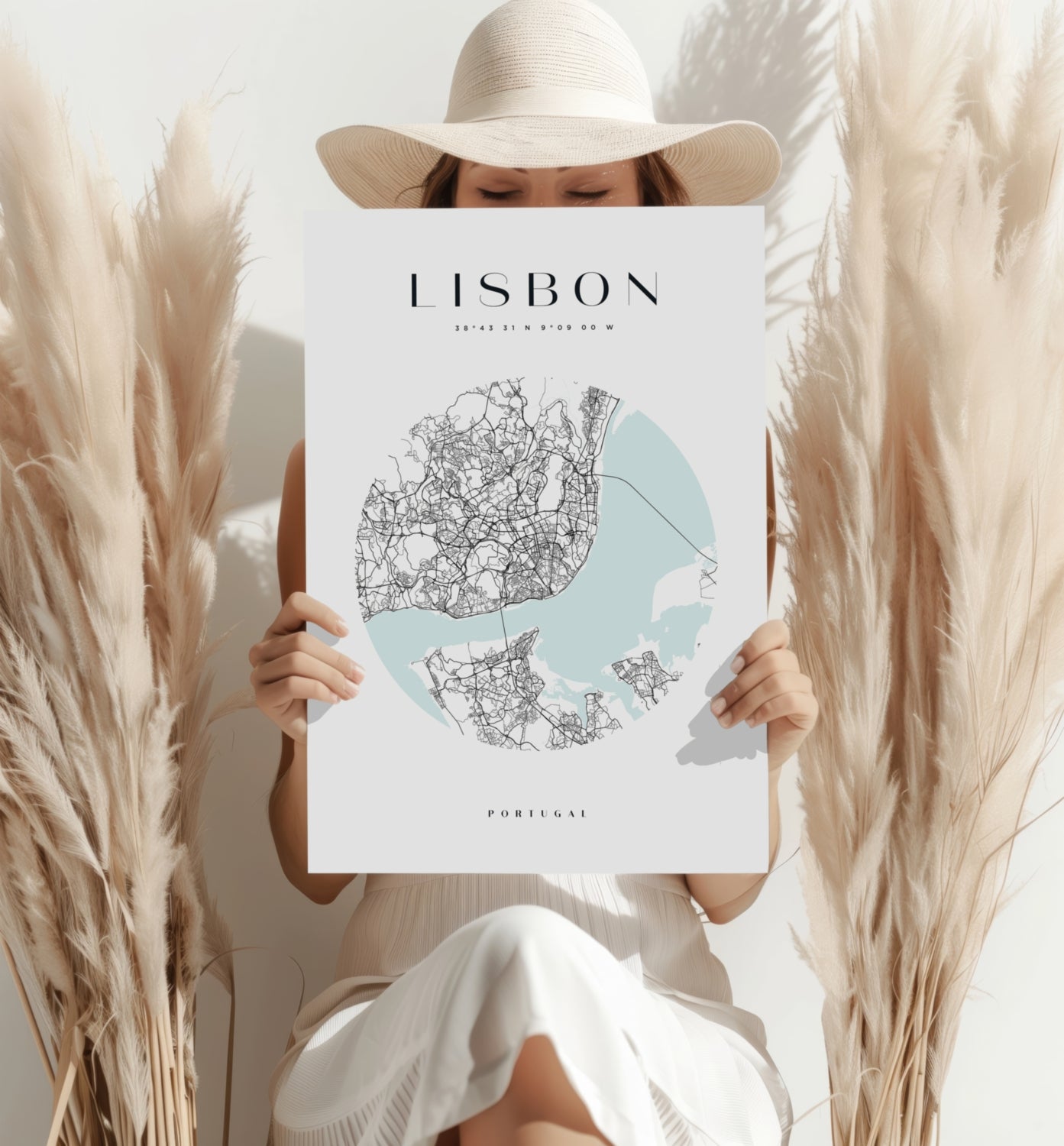 Lisbon V2 Aluminum Print.