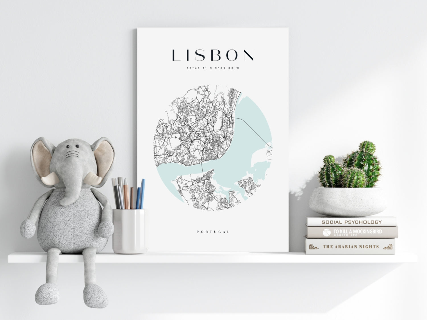 Lisbon V2 Aluminum Print.