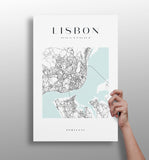 Lisbon V3 Aluminum Print