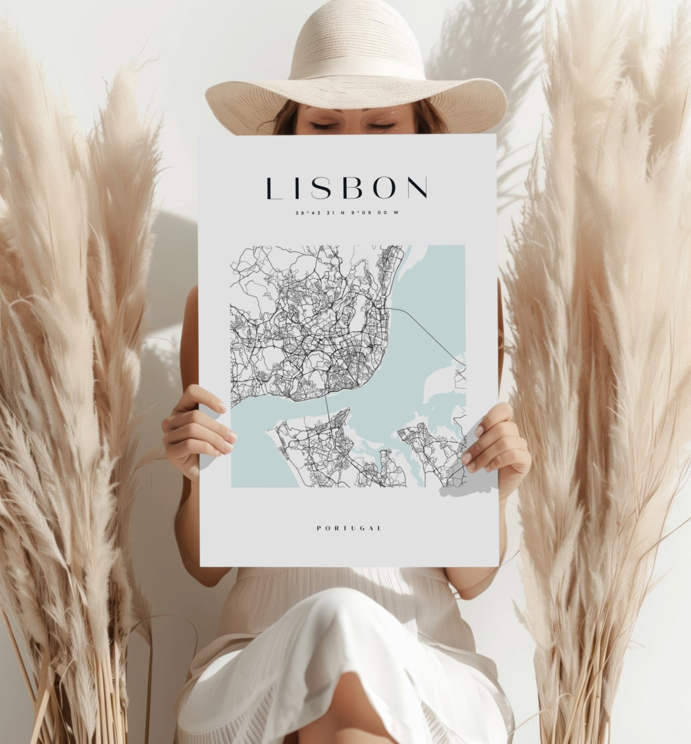 Lisbon V3 Aluminum Print.