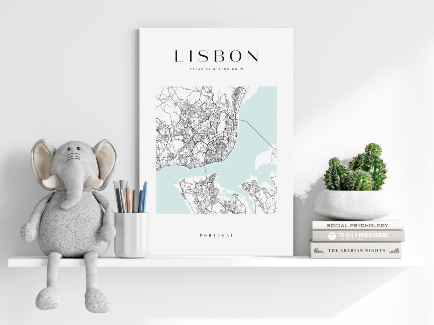 Lisbon V3 Aluminum Print.