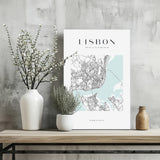 Lisbon V3 Aluminum Print