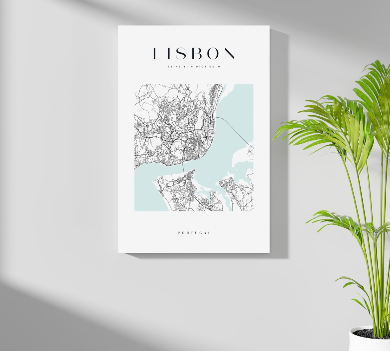 Lisbon V3 Aluminum Print.