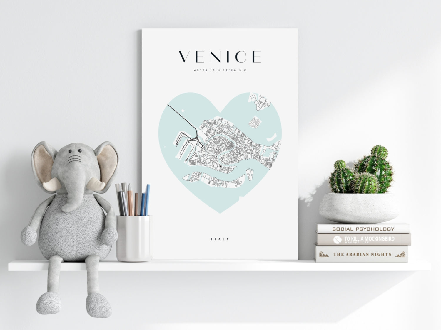 Venice V1 Aluminum Print.