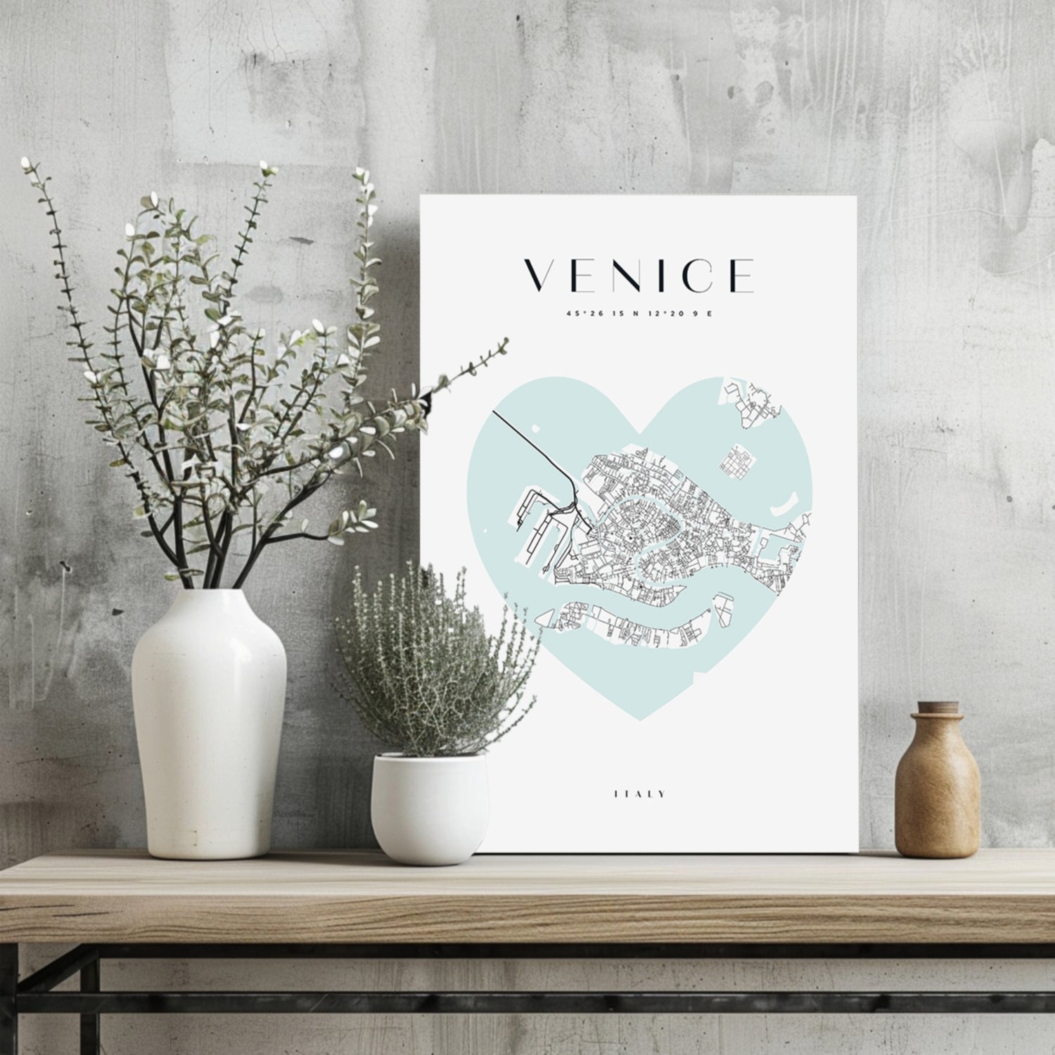 Venice V1 Aluminum Print.