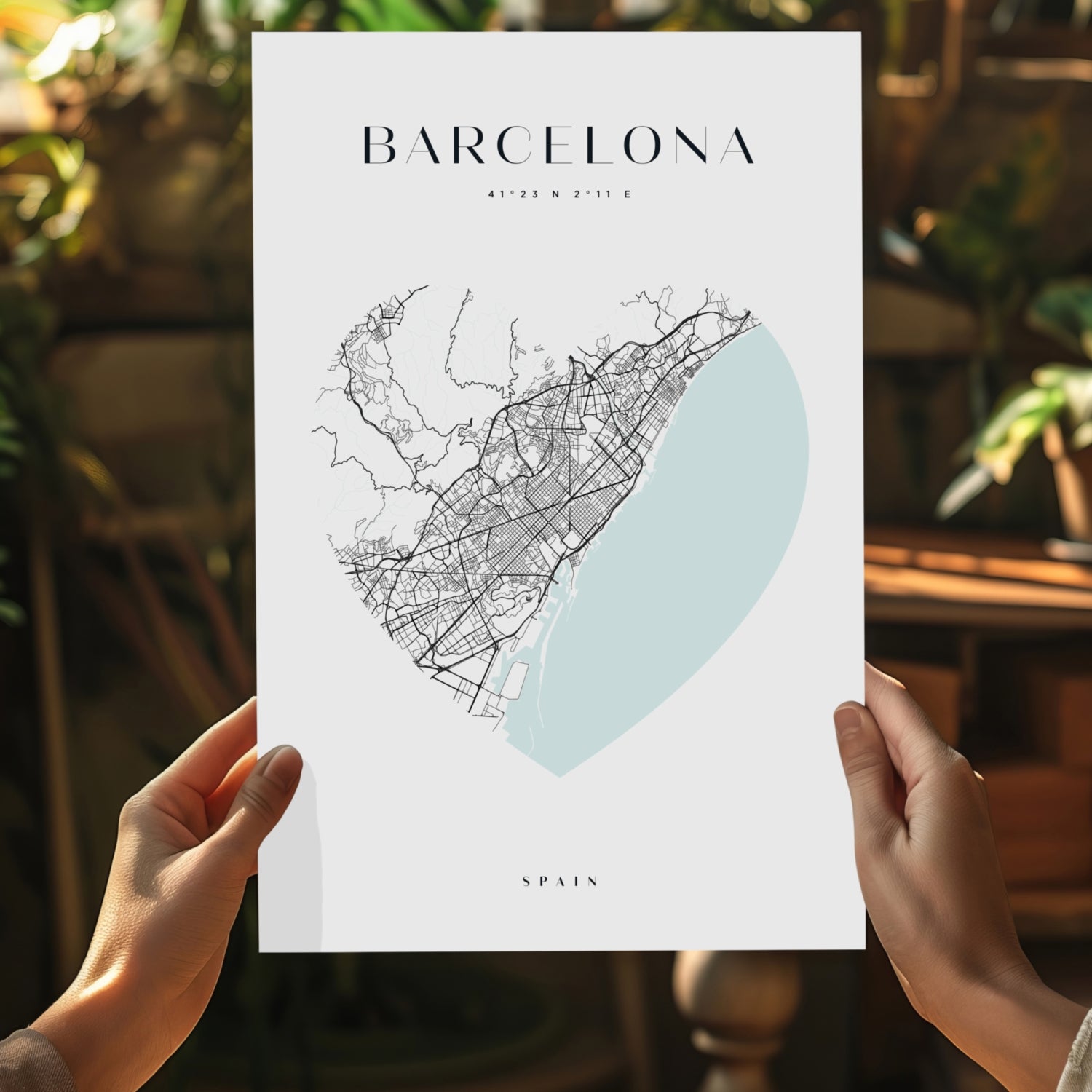 Barcelona V1 Aluminum Print.