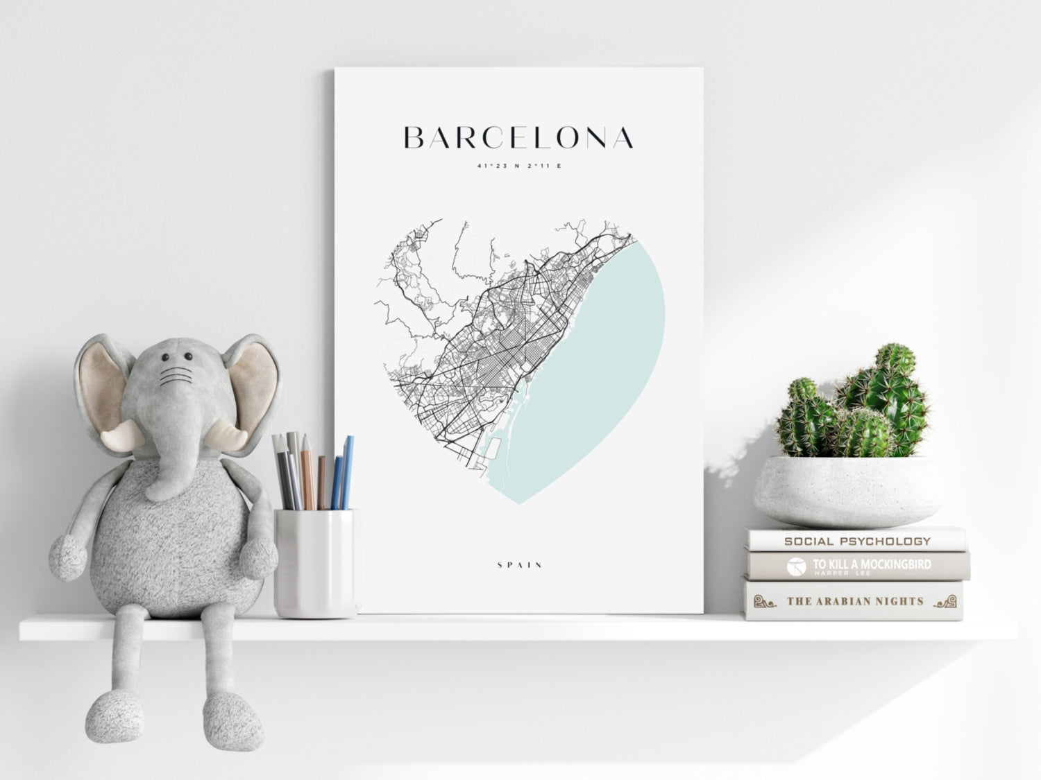 Barcelona V1 Aluminum Print.