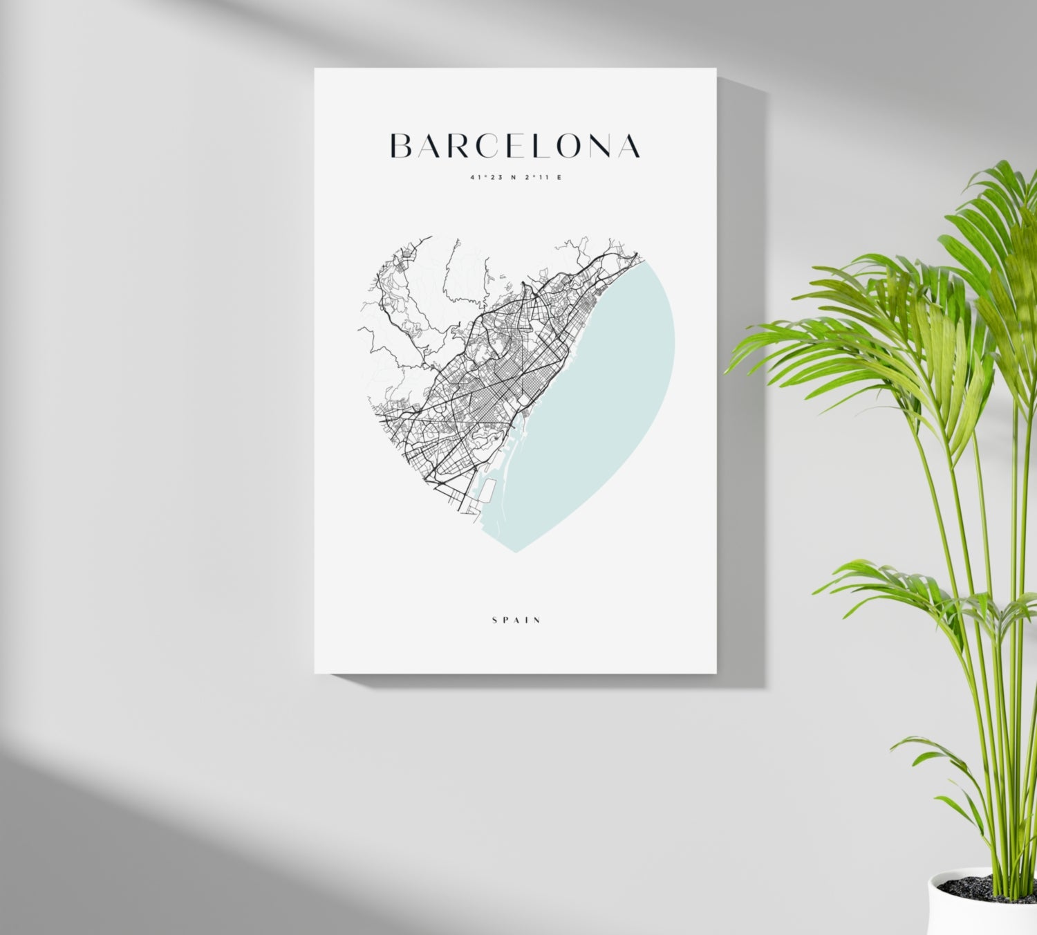 Barcelona V1 Aluminum Print.