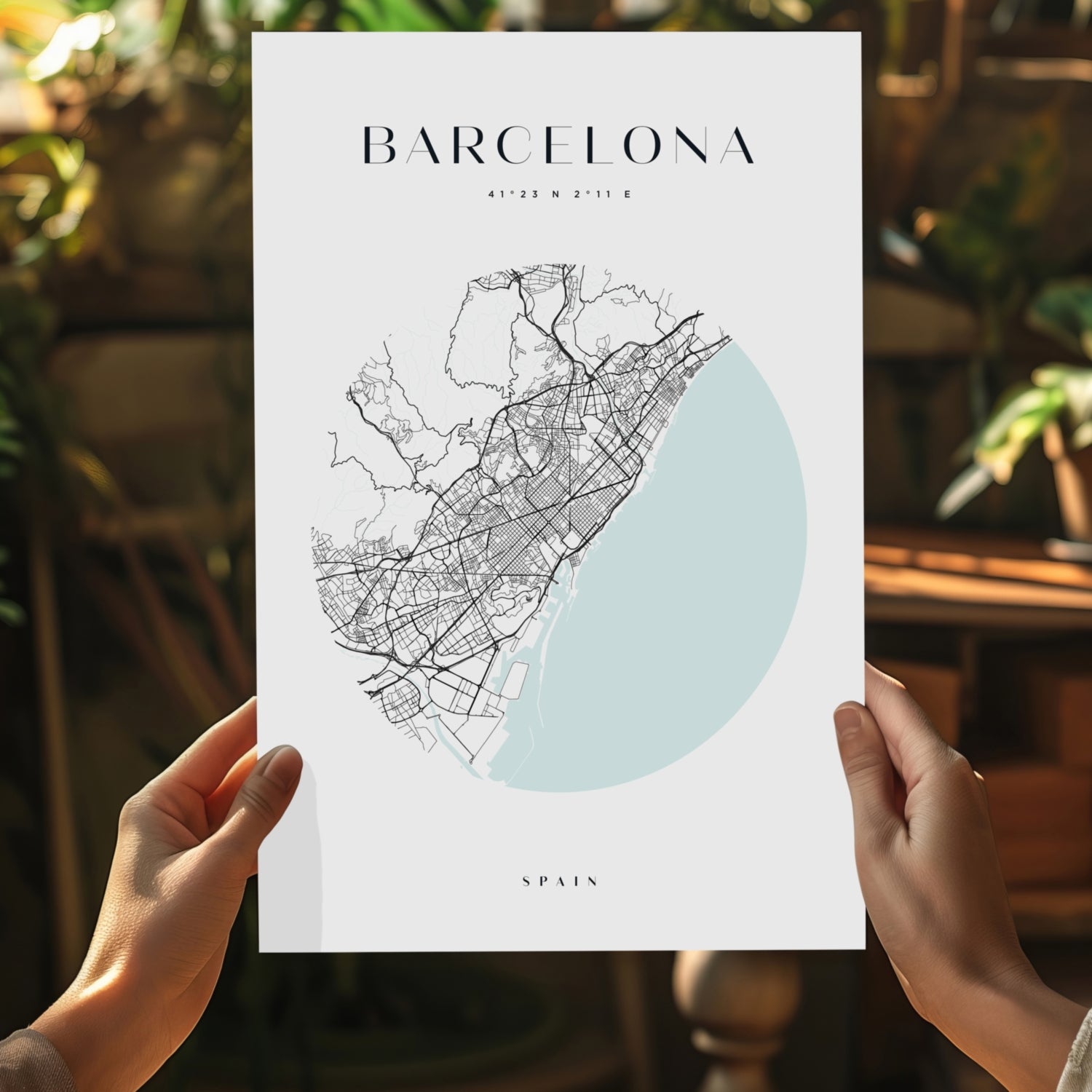 Barcelona V2 Aluminum Print.