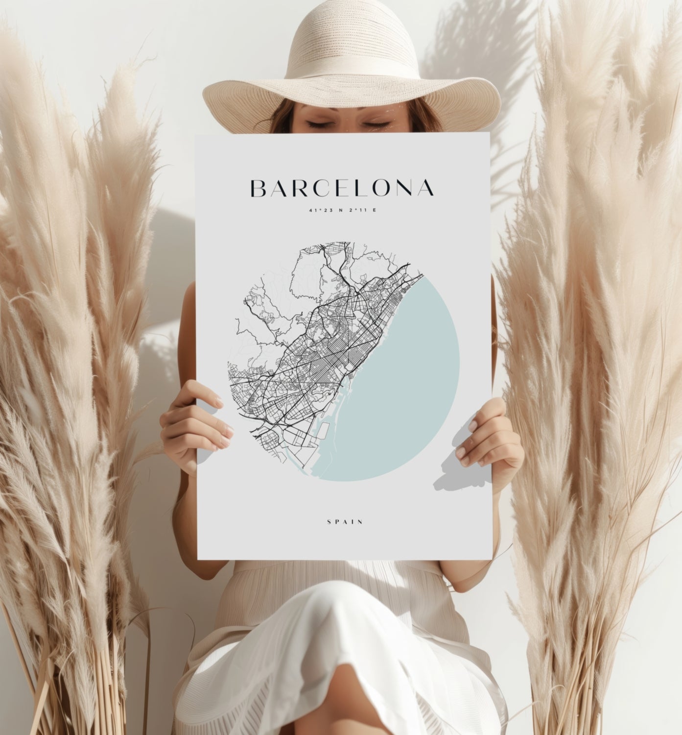 Barcelona V2 Aluminum Print.