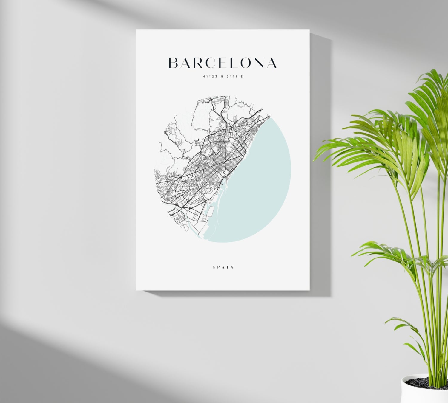 Barcelona V2 Aluminum Print.