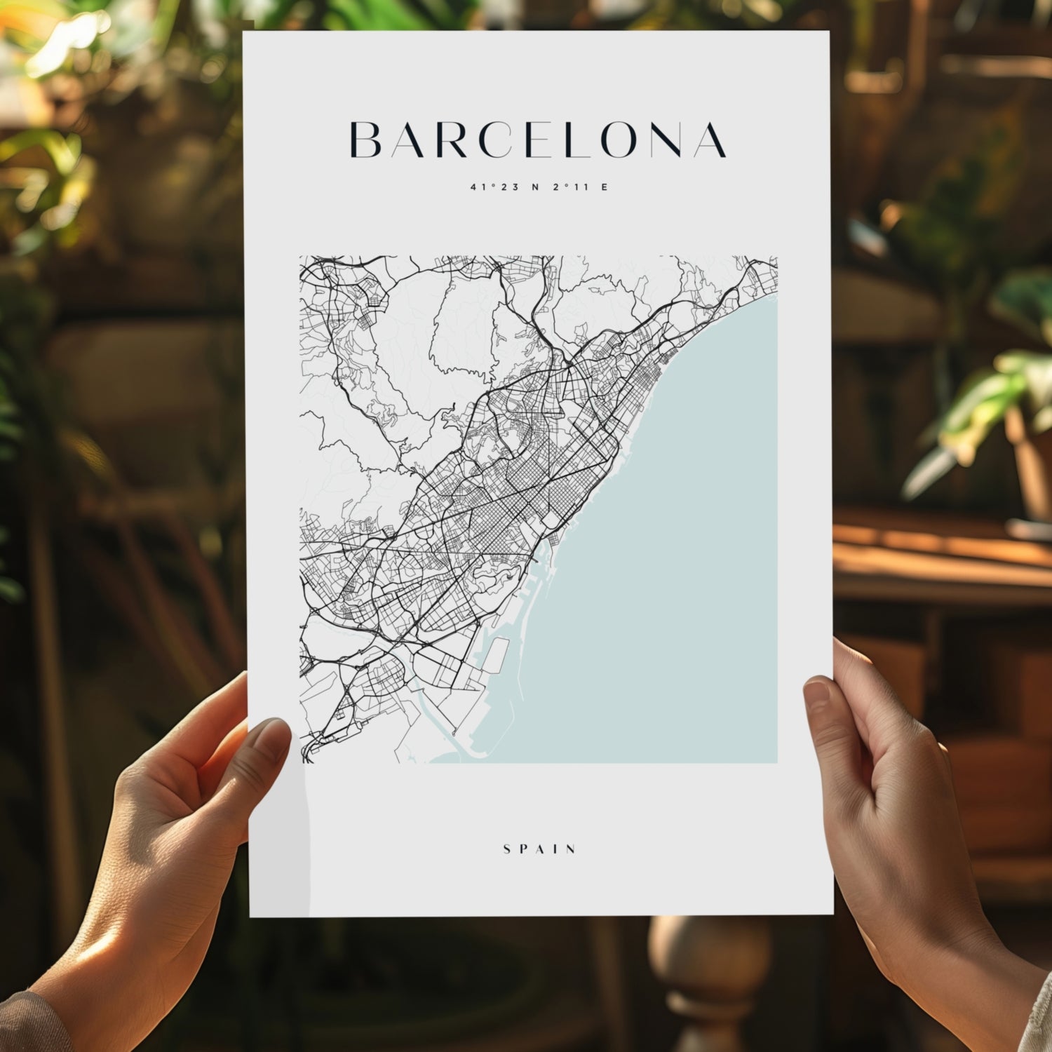 Barcelona V3 Aluminum Print.