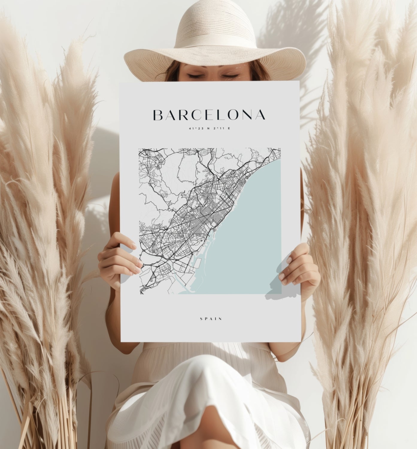 Barcelona V3 Aluminum Print.