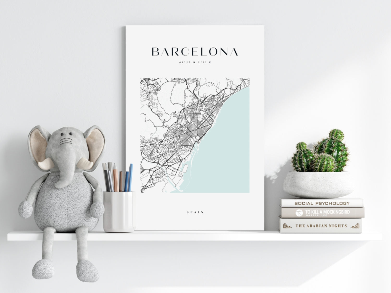 Barcelona V3 Aluminum Print.