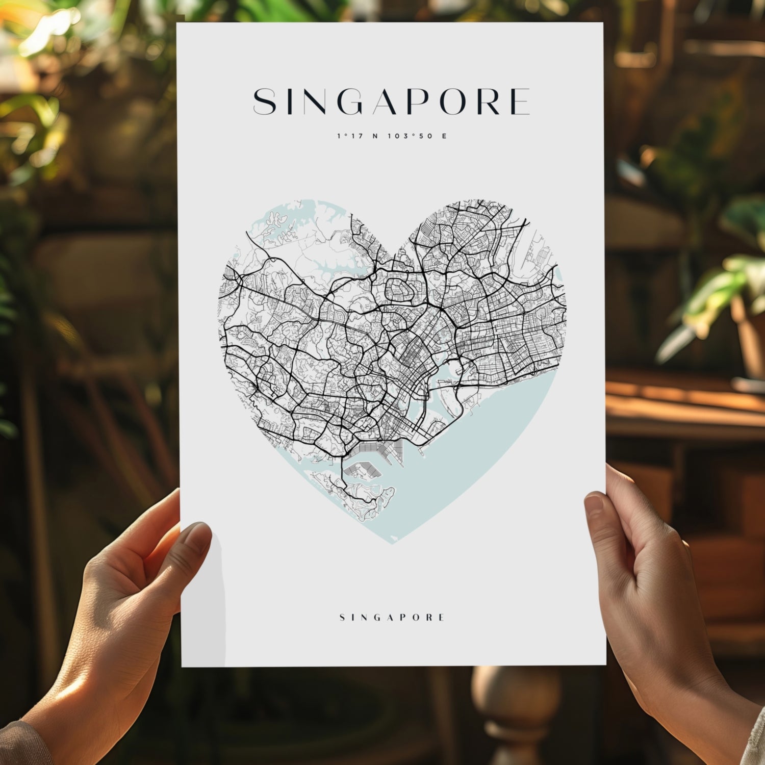 Singapore V1 Aluminum Print.