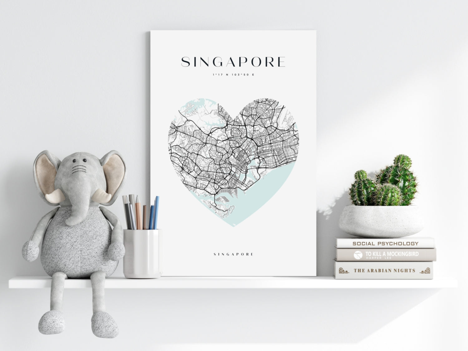 Singapore V1 Aluminum Print.