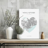 Singapore V1 Aluminum Print.